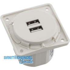 BERKER Integro USB Ladesteckdose 2x USB, polarweiß matt BERKER Integro USB Ladesteckdose 2x USB, polarweiß matt