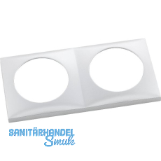 BERKER Integro Flow Rahmen 2-fach chrom matt lackiert BERKER Integro Flow Rahmen 2-fach chrom matt lackiert