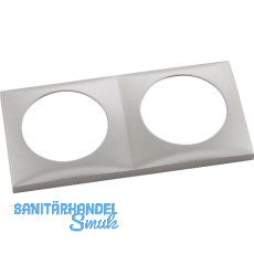 BERKER Integro Flow Rahmen 2-fach Edelstahl Effekt BERKER Integro Flow Rahmen 2-fach Edelstahl Effekt