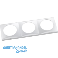 BERKER Integro Flow Rahmen 3-fach chrom matt lackiert BERKER Integro Flow Rahmen 3-fach chrom matt lackiert