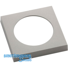 BERKER Integro Pure Rahmen 1-fach Edelstahl Effekt lackiert