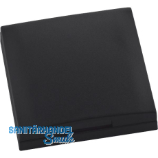 BERKER Integro Flow/Pure Rahmen 1-fach mit Klappdeckel schwarz matt