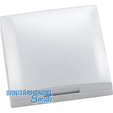 BERKER Integro Flow/Pure Rahmen 1-fach mit Klappdeckel chrom matt galvanisiert BERKER Integro Flow/Pure Rahmen 1-fach mit Klappdeckel chrom matt galvanisiert