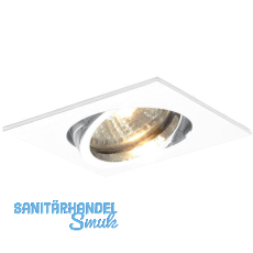 Deckeneinbauleuchte Quad H 230 V, max. 50 Watt, 82x82 mm, wei�