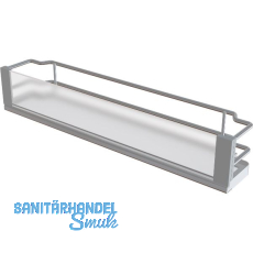 VS SUB Side Ablage-Set Artline 90° KB 150 mm Silber/Weiß/Glas satiniert VS SUB Side Ablage-Set Artline 90° KB 150 mm Silber/Weiß/Glas satiniert