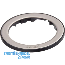 EVOline One Abdeckring schwarz/Edelstahl