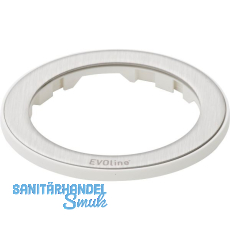 EVOline One Abdeckring wei�/Edelstahl