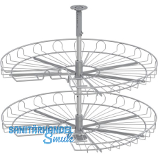 VS COR Wheel Eckschrank-Drehboden 3/4-Kreis Set Classic 820 mm Silber VS COR Wheel Eckschrank-Drehboden 3/4-Kreis Set Classic 820 mm Silber