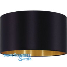 EGLO Schirm Pasteri Pro Ø 380 mm Textil schwarz/gold EGLO Schirm Pasteri Pro Ø 380 mm Textil schwarz/gold