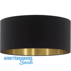 EGLO Schirm Pasteri Pro � 530 mm Textil schwarz/gold