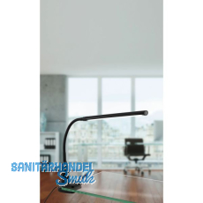 EGLO Schreibtischleuchte Laroa schwarz Klemmbefestigung