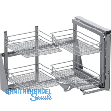 VS COR Fold Eckauszug Set Saphir KB 900 mm rechts Silber VS COR Fold Eckauszug Set Saphir KB 900 mm rechts Silber