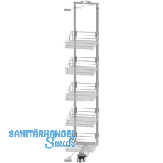 VS TAL Gate Hochschrankauszug Set Saphir KB 450 mm 1900 -2140 mm Silber