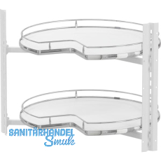 VS COR Wheel Pro Eckschrank-Drehboden 3/4-Kreis KB 800 mm Premea Weiß/chrom VS COR Wheel Pro Eckschrank-Drehboden 3/4-Kreis KB 800 mm Premea Weiß/chrom