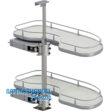 VS Cornerstone Maxx Eckauszug Premea EH 650/KB 800 mm rechts Silber