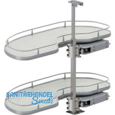 VS Cornerstone Maxx Eckauszug Premea EH 650/KB 900 mm links Silber VS Cornerstone Maxx Eckauszug Premea EH 650/KB 900 mm links Silber