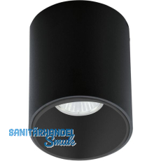 EGLO Deckenleuchte Polasso rund GU10, schwarz EGLO Deckenleuchte Polasso rund GU10, schwarz