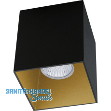 EGLO Deckenleuchte Polasso eckig GU10, schwarz/gold EGLO Deckenleuchte Polasso eckig GU10, schwarz/gold