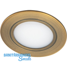 SIRO Einbauleuchte SL-Mono Spot 4000K neutralwei�, Messing schwarz geb�rstet