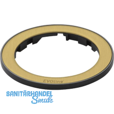 EVOline One Abdeckring schwarz/messingfarbig