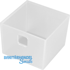 NINKA Organisationsbeh�lter Banio 1-fach Kunststoff Wei� transluzent