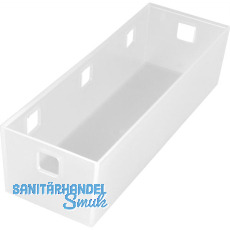 NINKA Organisationsbeh�lter Banio 3-fach Kunststoff Wei� transluzent