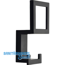 Huthaken Tome Breite 52 mm, H�he 101 mm, ZN schwarz matt