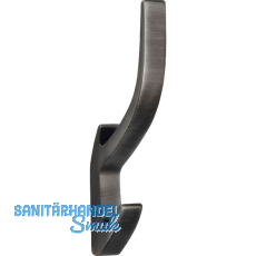 Huthaken Salina Breite 15 mm, Höhe 150 mm, ZN eisenfärbig gebürstet matt Huthaken Salina Breite 15 mm, Höhe 150 mm, ZN eisenfärbig gebürstet matt