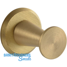 Mantelhaken Medellot Platte ø 30, Tiefe 33, Messing matt schutzlackiert Mantelhaken Medellot Platte ø 30, Tiefe 33, Messing matt schutzlackiert