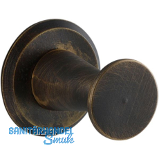 Mantelhaken Medellot Platte ø 30, Tiefe 33, Messing antik schutzlackiert Mantelhaken Medellot Platte ø 30, Tiefe 33, Messing antik schutzlackiert