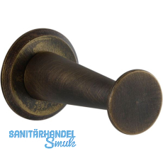 Mantelhaken Medellot Platte ø 30, Tiefe 53, Messing antik schutzlackiert Mantelhaken Medellot Platte ø 30, Tiefe 53, Messing antik schutzlackiert