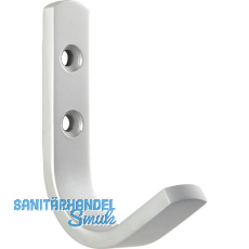 Mantelhaken Majoris Breite 18 mm, H�he 72 mm, Aluminium natur eloxiert