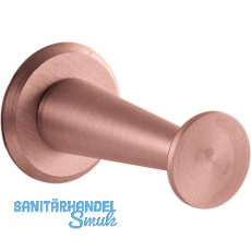 Mantelhaken Medellot Platte � 30, Tiefe 53, Aluminium kupferfarbig lackiert