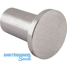 Mantelhaken Divanno � 22 mm, Tiefe 30 mm, Edelstahl geb�rstet