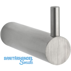 Mantelhaken Tauri ø 25 mm, Höhe 50 mm, Tiefe 100 mm, Edelstahl gebürstet Mantelhaken Tauri ø 25 mm, Höhe 50 mm, Tiefe 100 mm, Edelstahl gebürstet