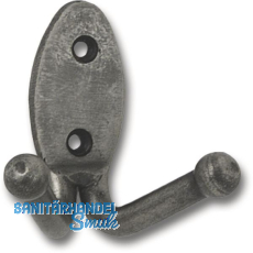 Mantelhaken Cage Breite 70 mm, H�he 61 mm, Stahl altzinn antik
