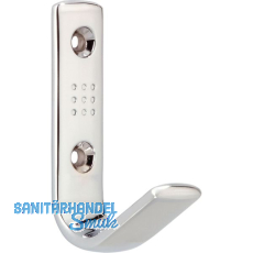 Mantelhaken Gamma Breite 18 mm, H�he 69 mm, ZN verchromt poliert
