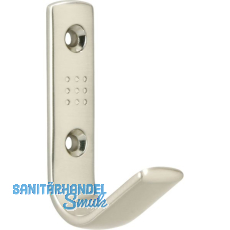 Mantelhaken Gamma Breite 18 mm, H�he 69 mm, ZN Edelstahl Effekt