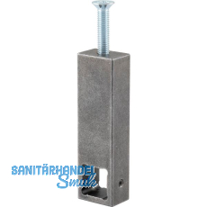 HALCÖ Schrankrohrlager Kulm Mittelstück Stahl schwarz passiviert HALCÖ Schrankrohrlager Kulm Mittelstück Stahl schwarz passiviert