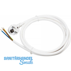 Anschlussleitung mit Schuko-Winkelstecker, L 2000 mm, mit Aderendh�lsen,