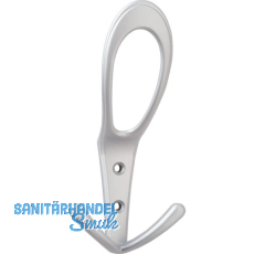 Huthaken Deneb Breite 76 mm, Höhe 160 mm, ZN alufarbig Huthaken Deneb Breite 76 mm, Höhe 160 mm, ZN alufarbig