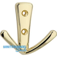 Mantelhaken Deneb Breite 76 mm, H�he 71 mm, ZN vermessingt poliert