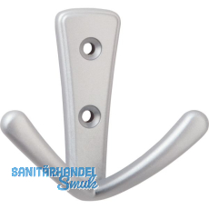 Mantelhaken Deneb Breite 76 mm, Höhe 71 mm, ZN alufarbig Mantelhaken Deneb Breite 76 mm, Höhe 71 mm, ZN alufarbig