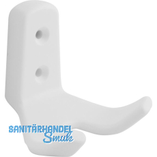 Mantelhaken Amun Breite 57 mm, H�he 62 mm, Kunststoff wei�