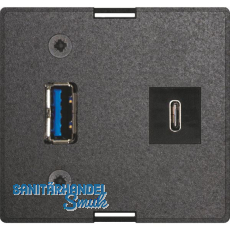 EVOline Wechselmodul USB Typ A + USB Typ C Charger EVOline Wechselmodul USB Typ A + USB Typ C Charger