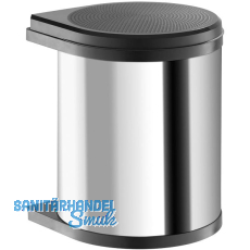 HAILO Einbau-Abfallsammler Mono 15 Liter Edelstahl/Schwarz HAILO Einbau-Abfallsammler Mono 15 Liter Edelstahl/Schwarz