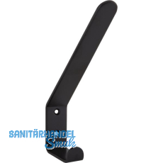 Huthaken Amenti Breite 25 mm, Höhe 141 mm, Stahl schwarz Huthaken Amenti Breite 25 mm, Höhe 141 mm, Stahl schwarz