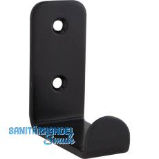 Mantelhaken Amenti Breite 25 mm, H�he 54 mm, Stahl schwarz
