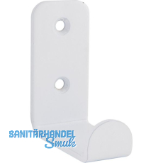 Mantelhaken Amenti Breite 25 mm, H�he 54 mm, Stahl wei�