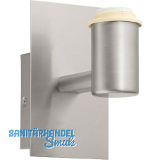 EGLO Wandleuchte Pasteri Pro 1-fach nickel matt Grundk�rper ohne Schirm